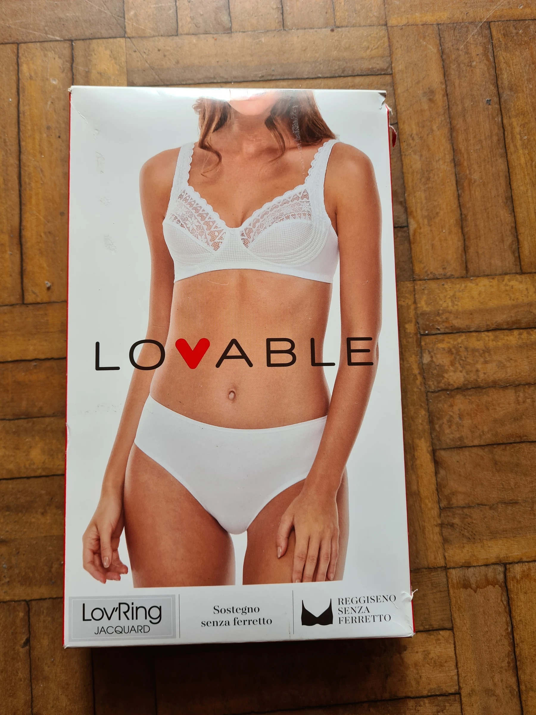Sujetador Lovable Lov'Ring Jacquard 85C Blanco